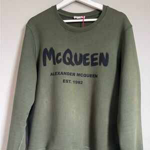 Alexander McQueen Green Sweatshirt